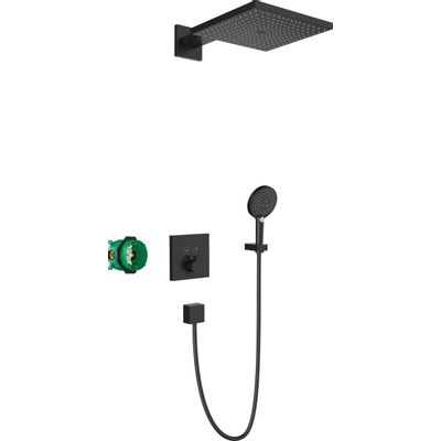 Hansgrohe Raindance e HG Ensemble de douche complet encastré Raindance 300EMZ avec noir
