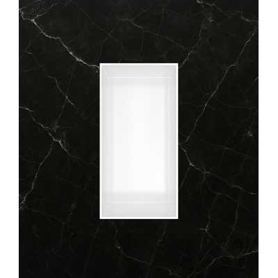 Hotbath &MORE Boîte encastrable ou niche encastrée 30x15x10cm sans cadre Mat blanc