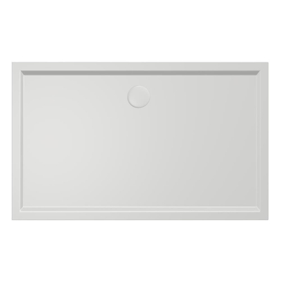 Xenz mariana receveur de douche 130x80x4cm rectangle acrylique blanc