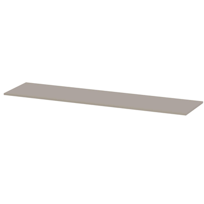 INK Topdeck Wastafelblad - 180x45x2cm - tbv onderkast - MDF lak - Kasjmier grijs mat