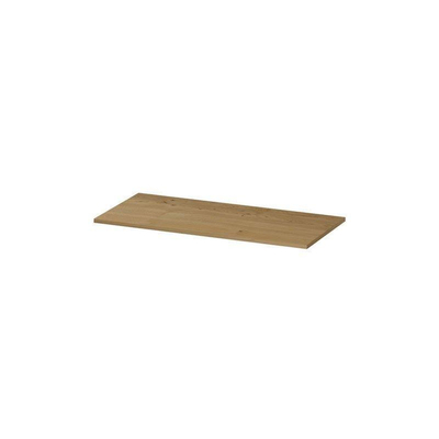 INK Topdeck Wastafelblad - 100x45x2cm - tbv onderkast - MDF - Fineer Natur