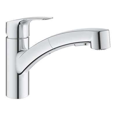GROHE Eurosmart Mitigeur de cuisine - bas - bec extractible - chromé