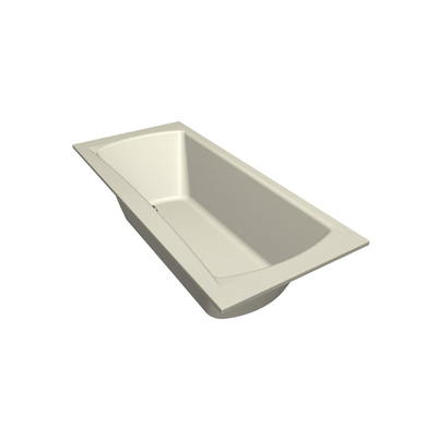Xenz Robijn Baignoire duo - 180x80x48 - bonde Centrale - acrylique - pergamon