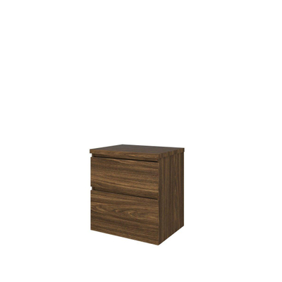 Proline top ensemble de meubles bas 60x46x63.2cm meuble a symétrique chêne cabana et plaque de recouvrement chêne cabana