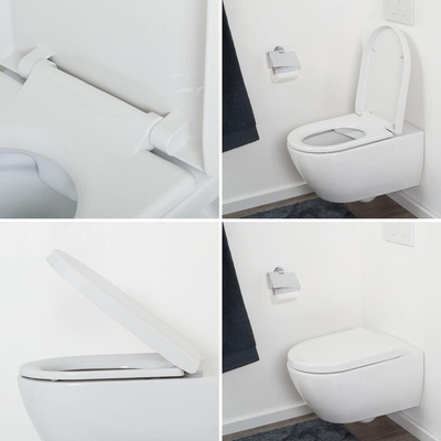 Tiger Stax Abattant de WC Thermoplastique Blanc