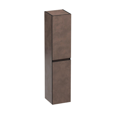 BRAUER Joy Edge armoire de salle de bains - 160x35x35cm - 2 portes - ouvrant à gauche ou à droite - sans poignées - Erosion