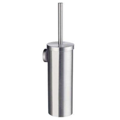 Smedbo Home ensemble de brosse WC - autocollant / perçage - Laiton massif Chrome mat