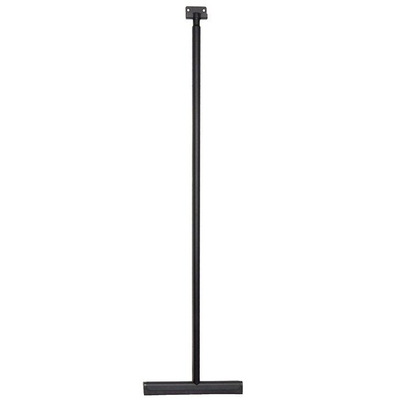 Wiesbaden luxe badkamer-vloerwisser+ophanging mat zwart - licht beschadigd- OUTLETSTORE