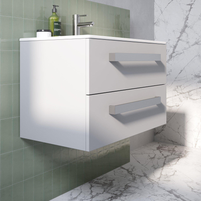 BRAUER Meubelgreep opbouw model E 128 mm aluminium