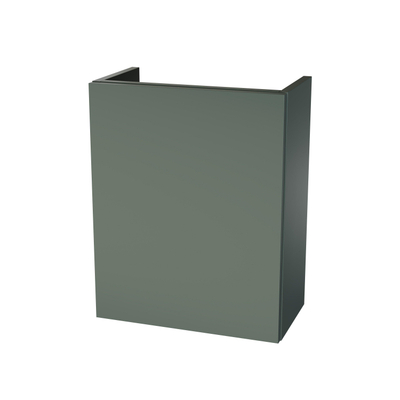 Nemo Durma Fonteinkastset - 40x20x50cm - 1 deur - links - 1 kraangat - links - Sage green