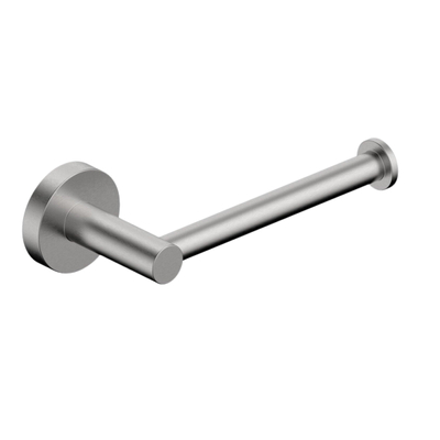 FugaFlow Eccelente Acces Toiletset 3-delig - toiletrolhouder zonder klep - toiletborstel - handdoekhaak enkel rond - Geborsteld RVS PVD (RVS)