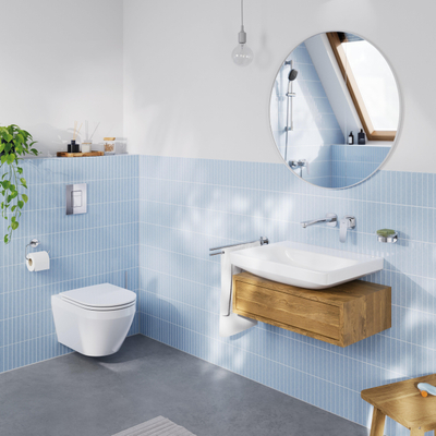 GROHE Euro Ceramic wastafel - 60x47x13.1cm - zonder kraangat - zonder overloop - wit
