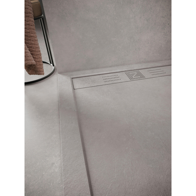 Cifre Ceramica Nexus wand- en vloertegel - 120x120cm - gerectificeerd - Betonlook - Pearl mat (grijs)