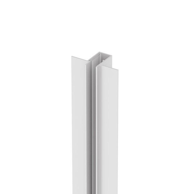 Fortifura Galeria Douche à l'italienne - verre fumé - 90x200cm - 8mm - nano - profilé encastrable invisible