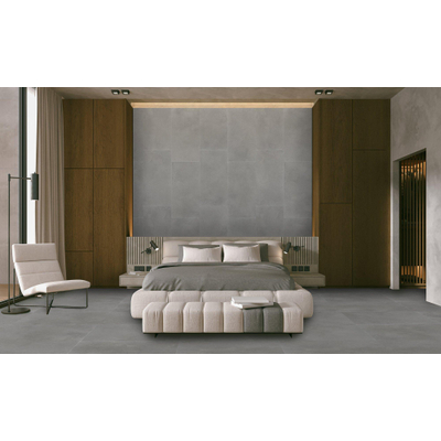 ÉCHANTILLON Terravito Cozino Carrelage de sol et de mur - 60x60cm - rectifié - gris mat