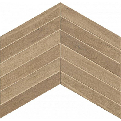 ÉCHANTILLON Terravito Elmare carreau mural et de sol - 7.5x45cm - 9mm - Rectangulaire - Imitation bois - Natural Chevron Mat