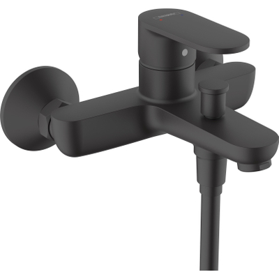 Hansgrohe Vernis Blend Badmengkraan - opbouw - eengreeps - mat zwart