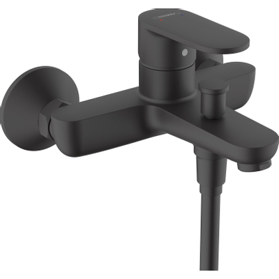 Hansgrohe Vernis Blend mitigeur de bain – montage en applique – monocommande – noir mat