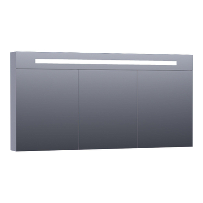 BRAUER Promise Deluxe armoire de toilette – 139 x 70 x 15 cm – LED directe – Gris mat