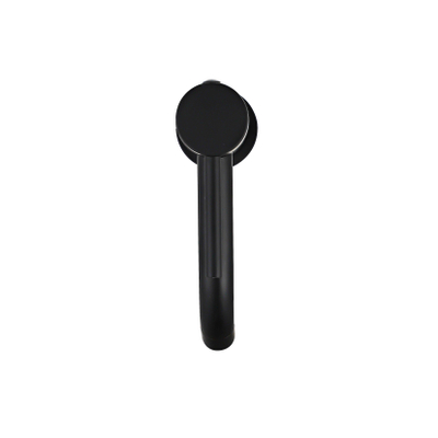 Fortifura Calvi Slim wastafelkraan - opbouw - 1-gats - voorsprong 11.9cm - mat zwart