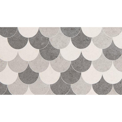 Pavigres Antica Carrelage mural décoratif 250X450 Écailles 7,5mm Mat