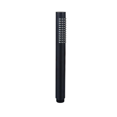 Fortifura Calvi Ensemble de robinet de baignoire - bec - 22cm réductible - flexible en métal - douchette à main - partie encastrable - support mural - noir mat