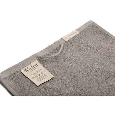 Walra Soft Cotton Serviette d'invité lot de 2 30x50cm 550 g/m2 Taupe