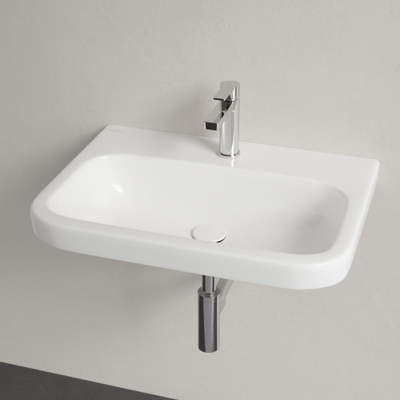 Villeroy & Boch Architectura wastafel - 65x47cm - met kraangat - zonder overloop - White Alpine (glans wit)
