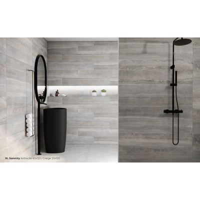 SAMPLE Prissmacer Cerámica Serenity Keramische wand- en vloertegel - 20x120cm - 6.0mm - gerectificeerd - Grey