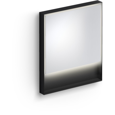 Clou Look at Me spiegel 70x80cm LED-verlichting IP44 Zwart mat