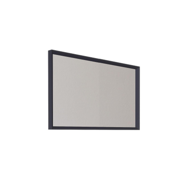 Allibert delta miroir 100x60cm avec cadre bleu de prusse mat