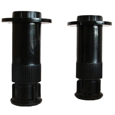 GO by Van Marcke - Helion - jeu de pieds pour receveur de douche 140cm - 15 pièces - noir