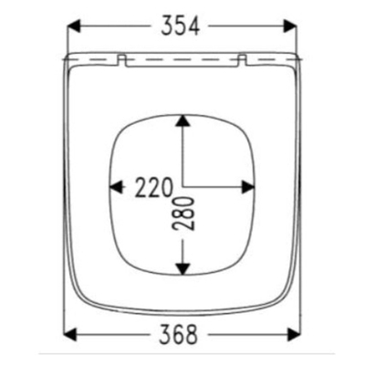 Ideal Standard Playa abattant de WC blanc