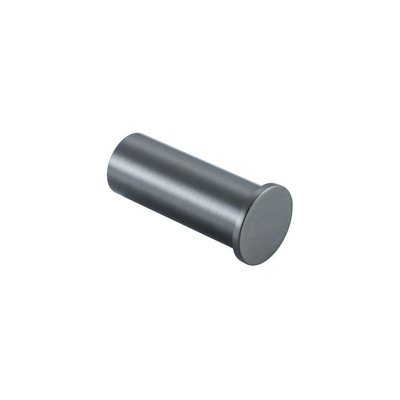 Fortifura Calvi Toiletset 3-delig - toiletrolhouder - zonder klep - toiletborstel - handdoekhaak enkel rond - PVD - geborsteld gunmetal (antraciet)