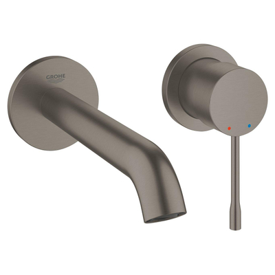 Grohe Essence Wastafelkraan Inbouw - uitloop 18.3cm - M-size - brushed hard graphite (antraciet)