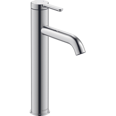 Duravit C.1 1 greeps wastafelmengkraan - 166x40x262mm - hoogglans chroom
