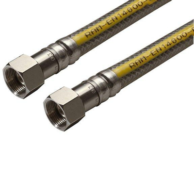 Raminex Superflex tuyau de gaz premium en acier inoxydable 150cm gastec qa