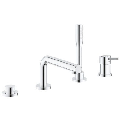 Grohe Concetto Afbouwdeel - voor 4-gats badrandkraan - chroom