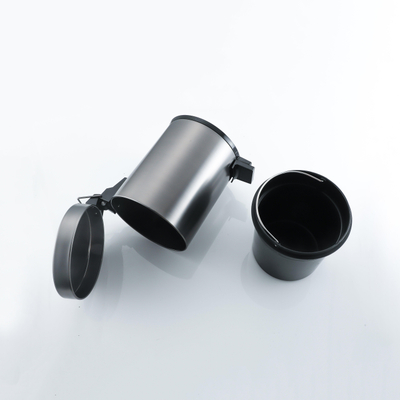 Fortifura Calvi pedaalemmer - 5 liter - rond - PVD - geborsteld gunmetal (antraciet)