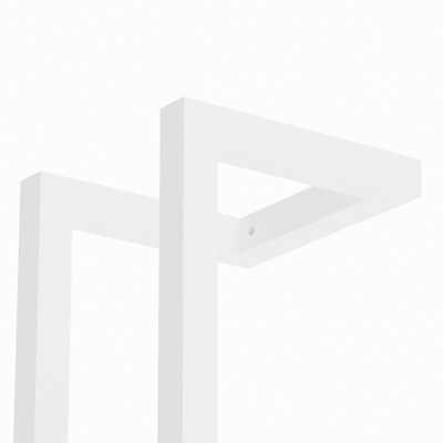 Fortifura Calvi Handdoekrek - 60x12.5x12.5cm - mat wit