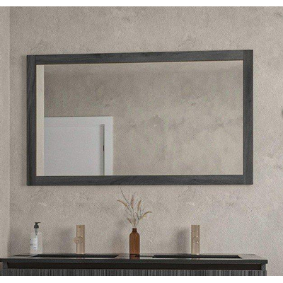 Adema Holz Spiegel - 120x70cm - zwartbruin
