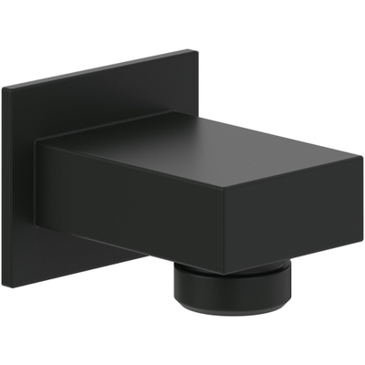 Villeroy & Boch Universal Showers WandaansluitBocht - voor wandmontage Hoekig - mat zwart