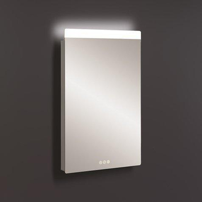 Crosswater Glide II Spiegel - 50x3.5x80cm - dimbaar - LED - aluminium (zilver)