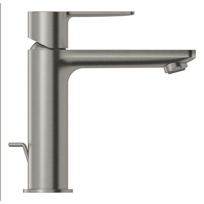 GROHE Lineare New waterbesparende wastafelkraan S-size met waste supersteel