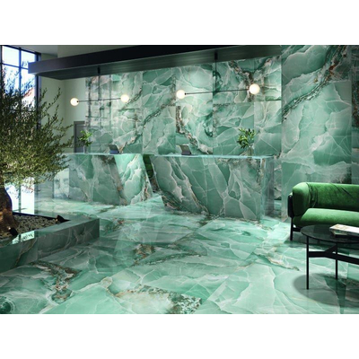 Baldocer Ceramica Onyx carreau mural et de sol - 60x120cm - 9mm - rectifié - vert