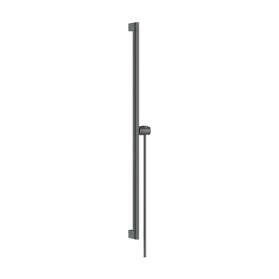 Hansgrohe Unica E Puro glijstangset - 90cm - brushed black chrome (zwart)