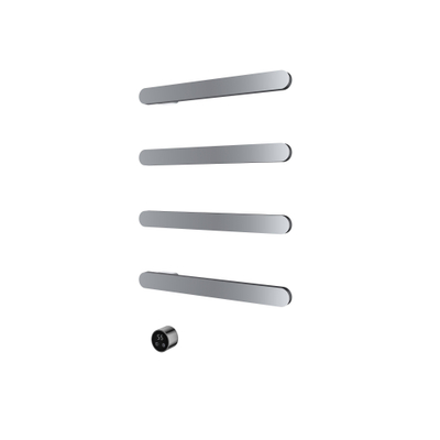 Hotbath &MORE Radiateur sèche-serviettes - 50x76cm - carré - 4 barres - horizontal - avec interrupteur - chrome