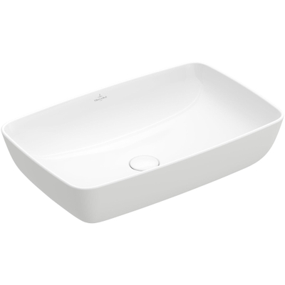 Villeroy & Boch Artis opzetwastafel - 58x38cm - zonder kraangat - zonder overloop - White Alpine (glans wit)