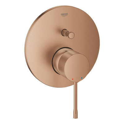 Grohe Essence New Afbouwdeel - voor inbouw badkraan - met omstel - brushed warm sunset (koper)