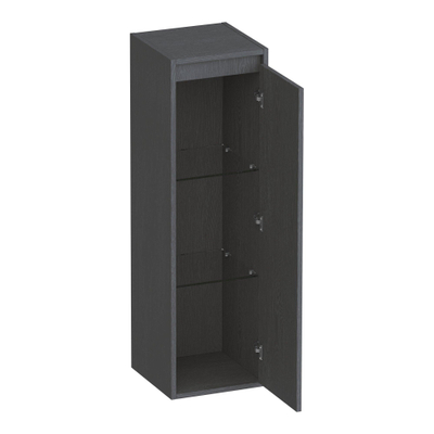 BRAUER Adore armoire de salle de bains - 120x35x35cm - avec 1 porte sans poignée ouvrant vers la droite Timber Grey